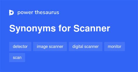 scanner synonym